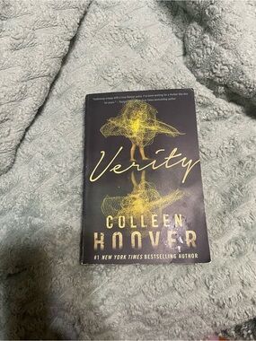 Verity Paperback Book - Black and Yellow Cover